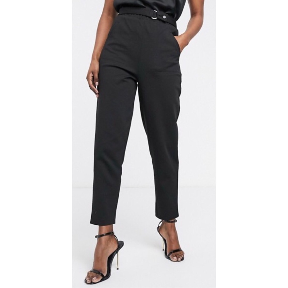 NWT NEVER WORN ASOS Black high waisted pan…